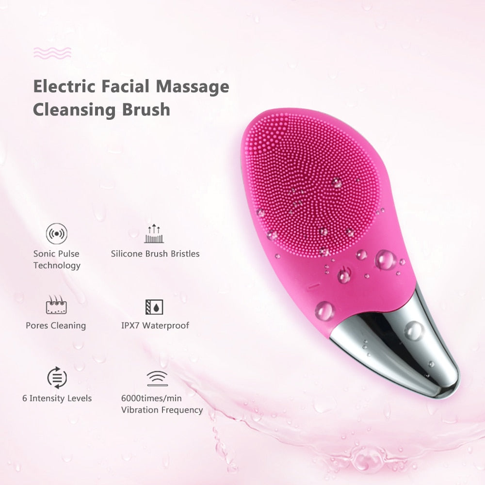 Mini Electric Facial Cleansing Brush