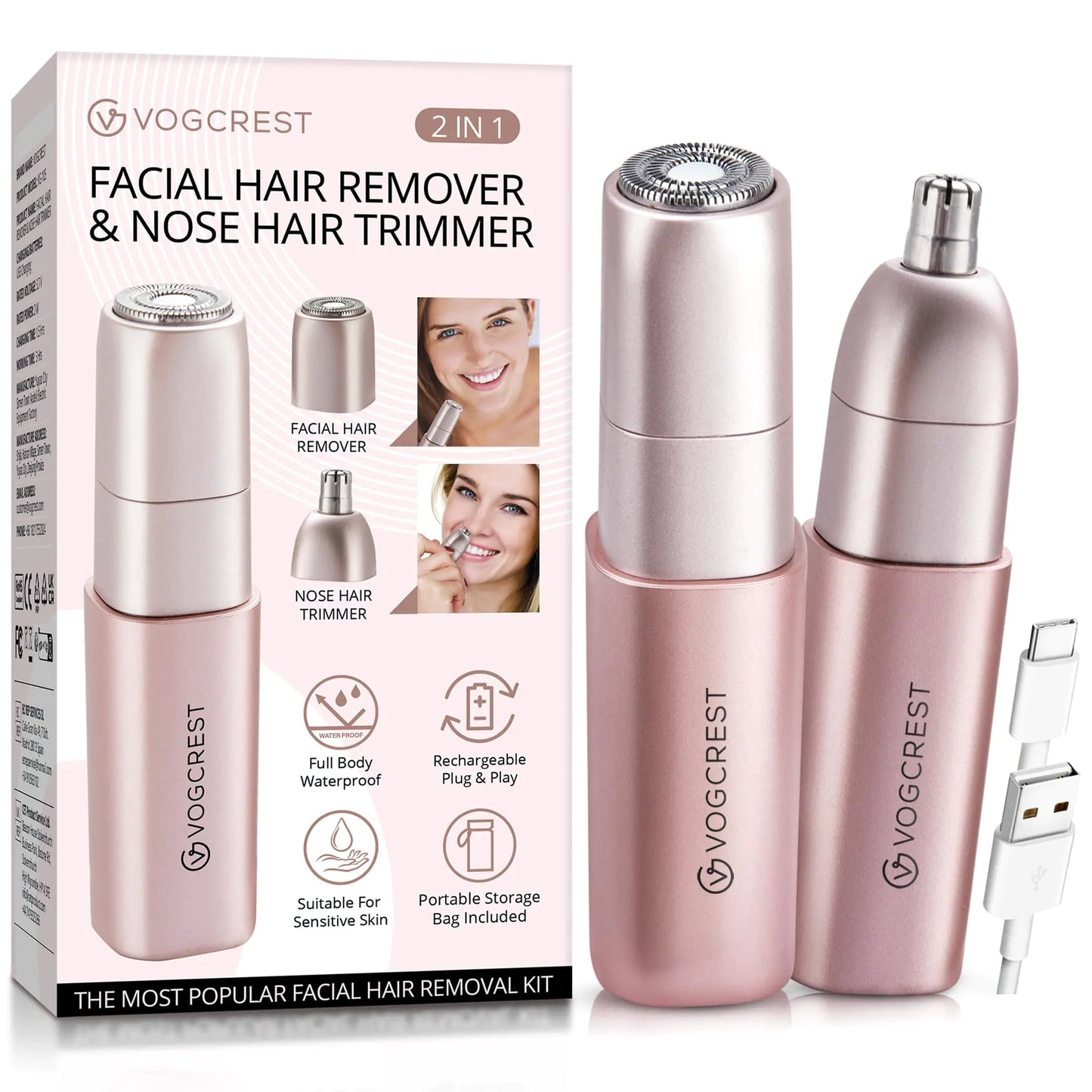 Facial & Nose Hair Trimmer