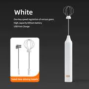 Rechargeable Handheld Electric Milk Frother Mixer
