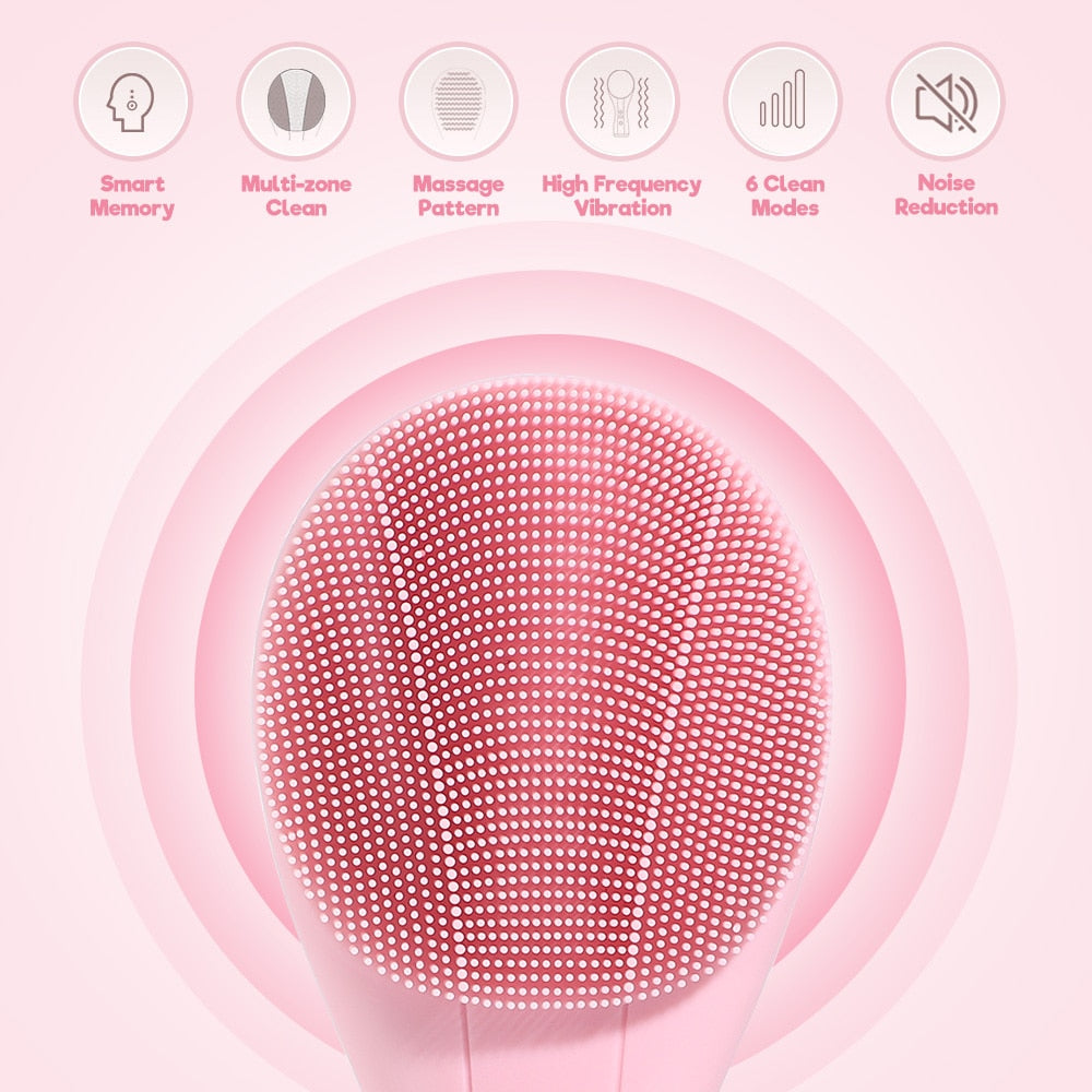 Silicone Facial Cleansing Brush Lifting Face Massager