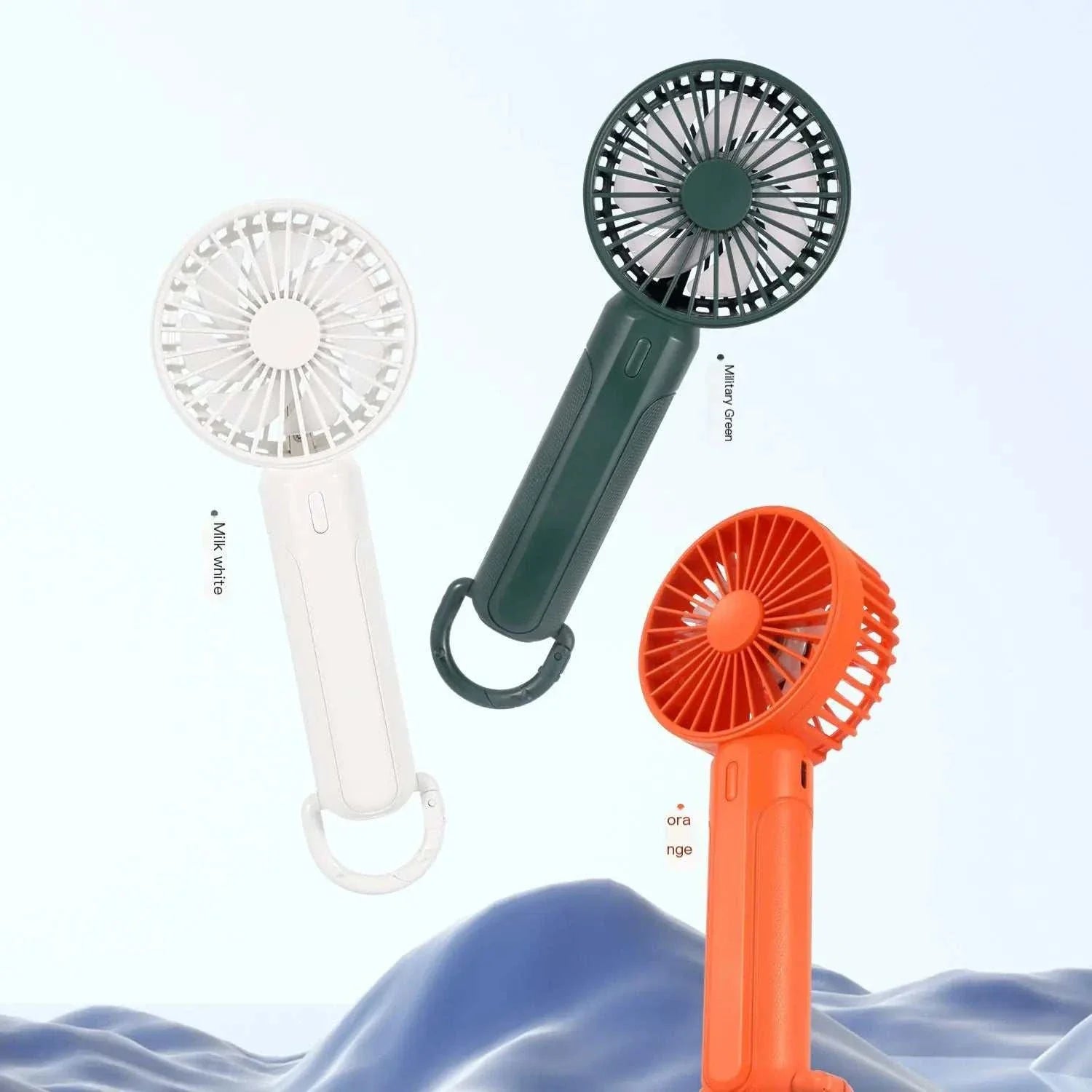 Creative Outdoor Handheld USB Rechargeable Fan