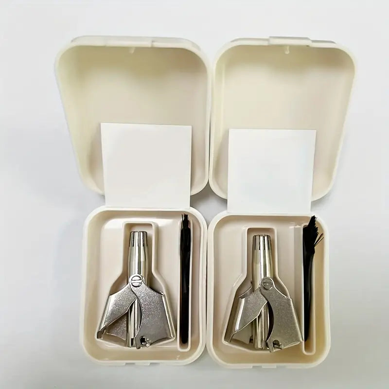 Stainless Steel Ear and Nose Hair Trimmer Set