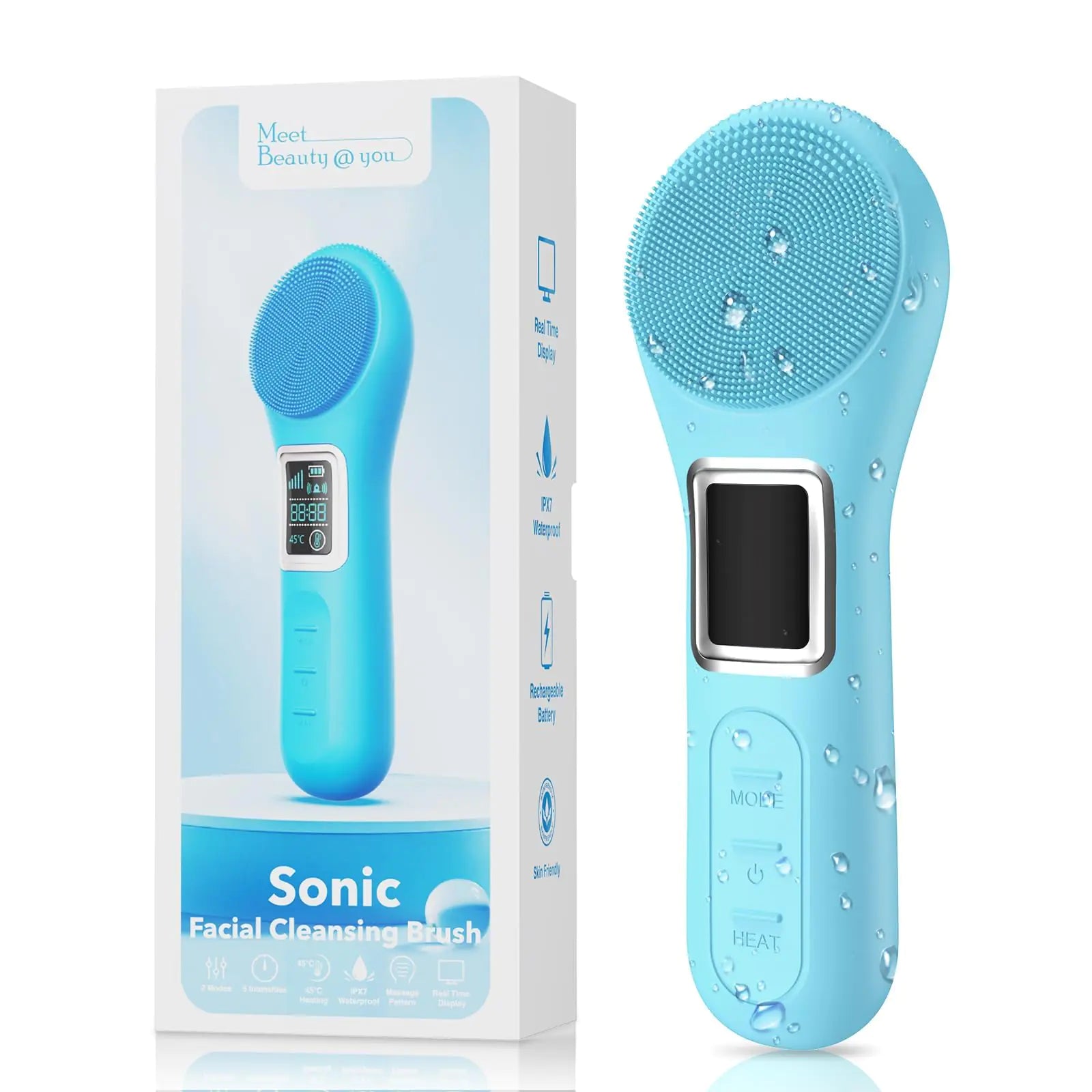 Facial Cleansing Brush | Silicone Facial Cleansing Brush | PointPulse