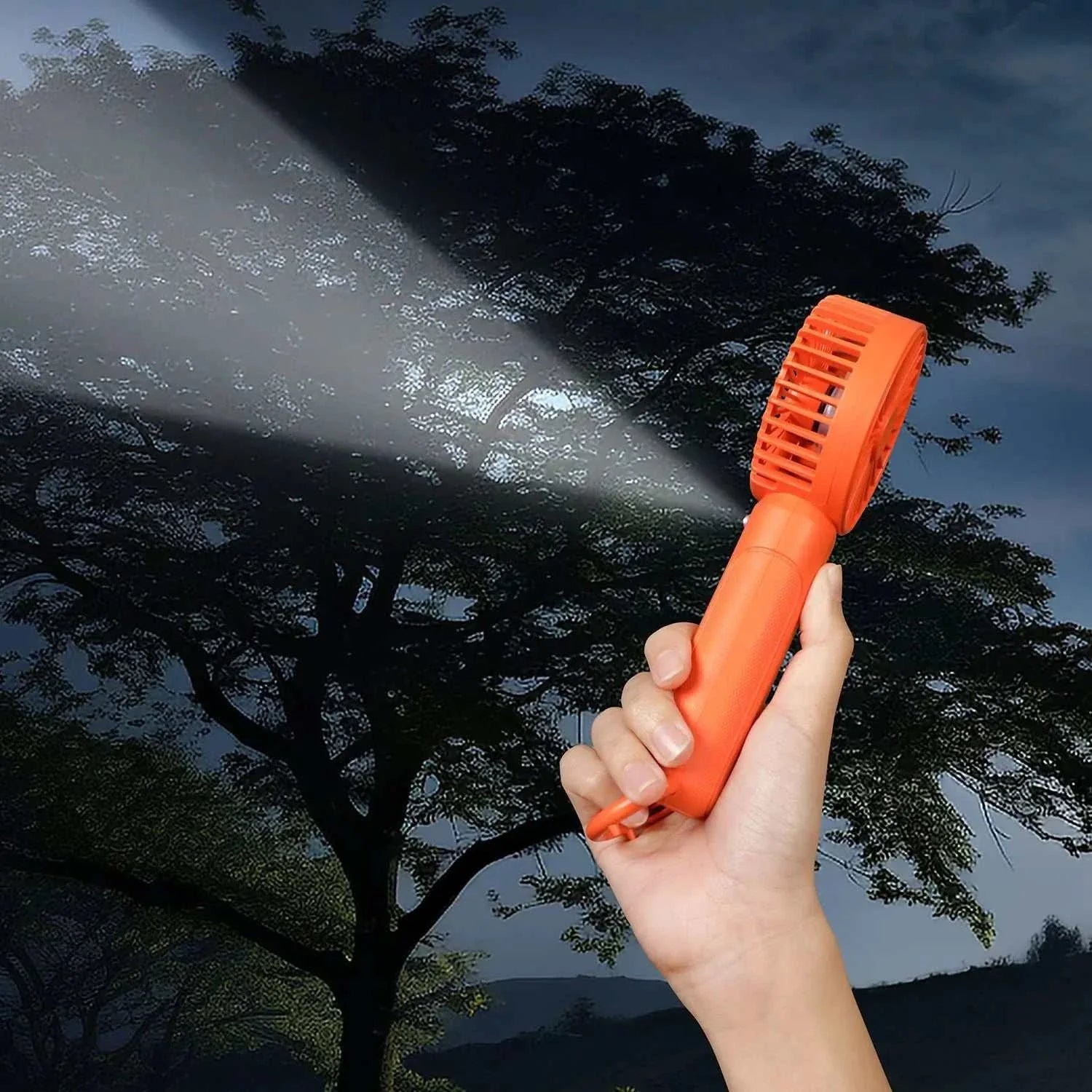 Creative Outdoor Handheld USB Rechargeable Fan